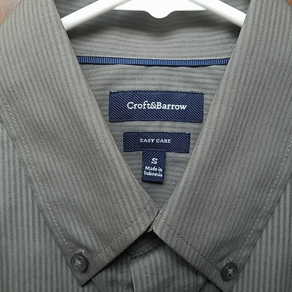Croft & Barrow Mens Dress Shirt - Picture 2 of 2